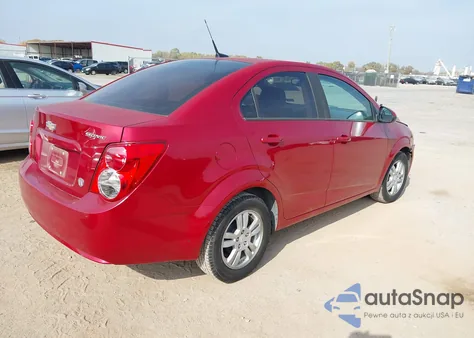 2012 Chevrolet Sonic 2Ls из США, поврежденный, VIN 1G1JA5SH2C1474417